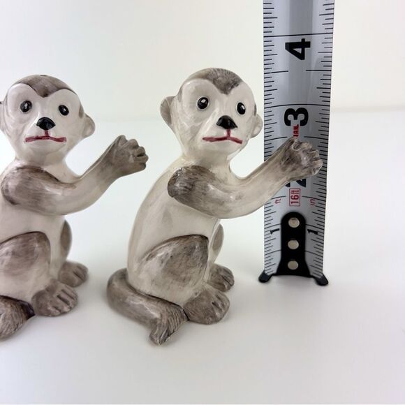 Anthropologie Les Ottomans Monkey Salt and Pepper Shakers - Picture 9 of 9